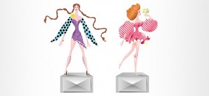 Female Fashion Vector Characters