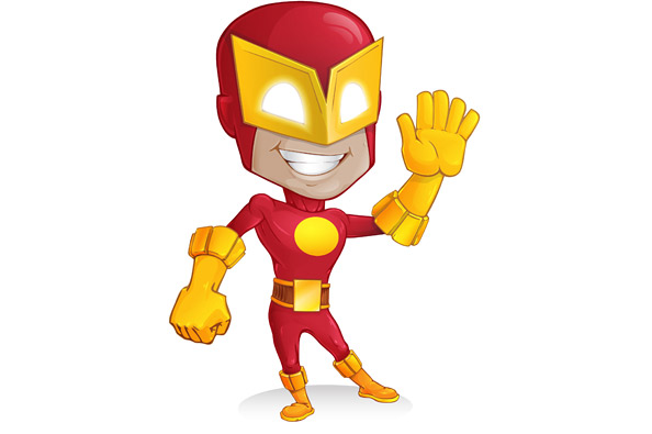 Superhero Vector Character  Vector Characters