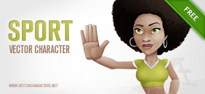 Sport Girl Vector
