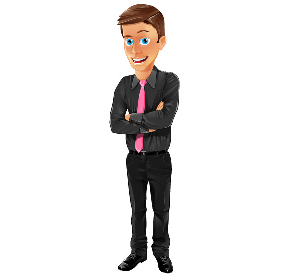 Office Assistant Vector Character Preview