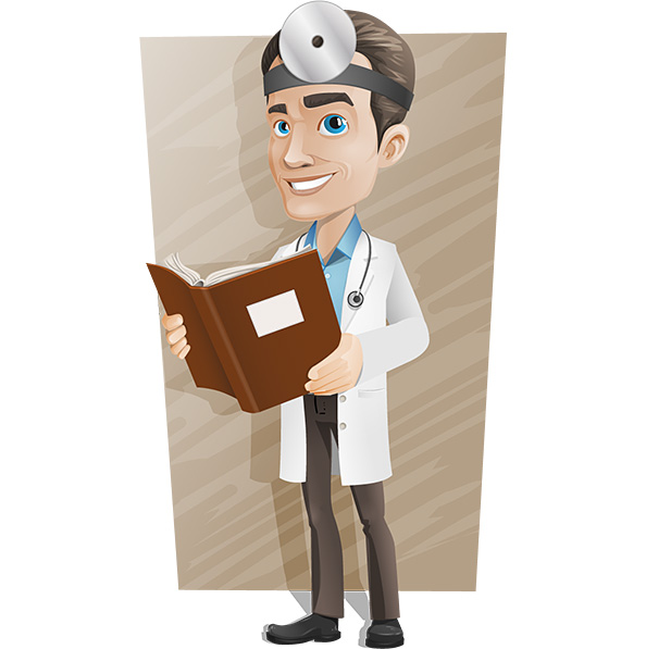 Male Doctor Vector Character Preview