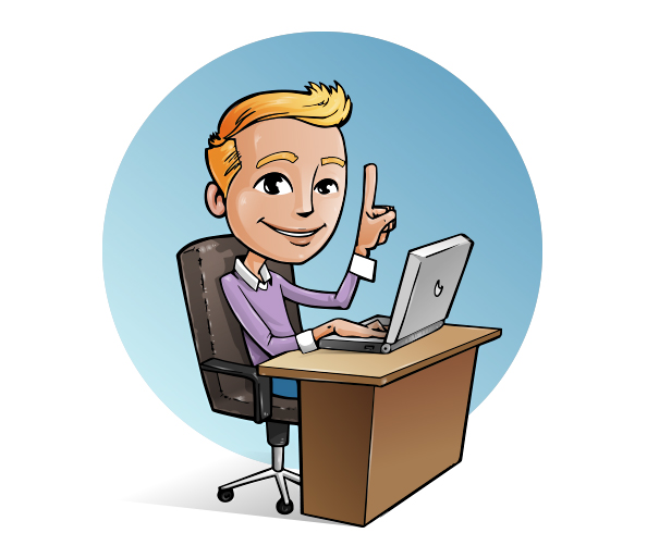 clipart man with laptop - photo #8