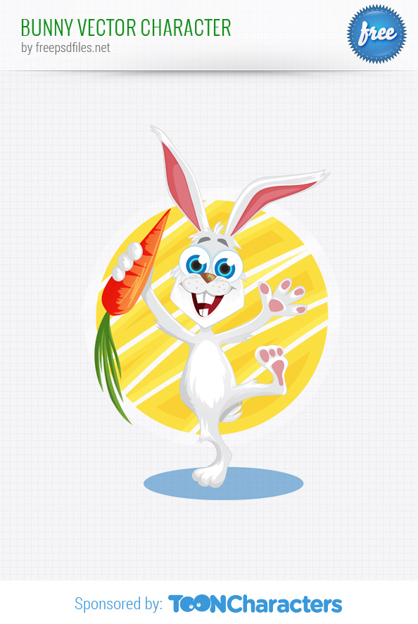 Bunny Vector Character