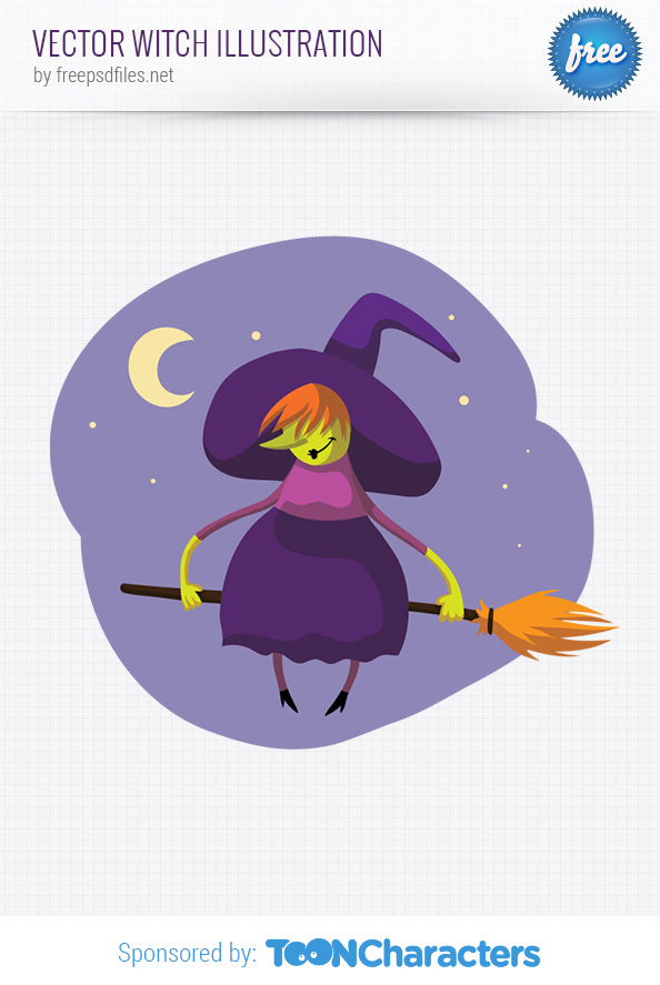 Vector Witch Illustration