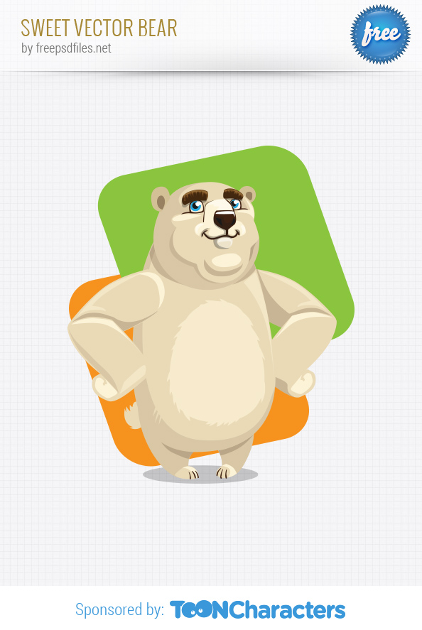 Sweet Vector Bear Preview