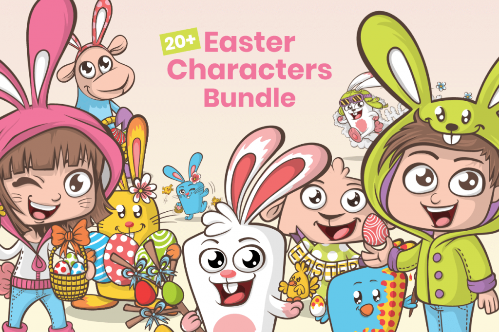 Easter Cartoon Characters