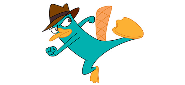 Free Mascot Character – Perry the Platypus
