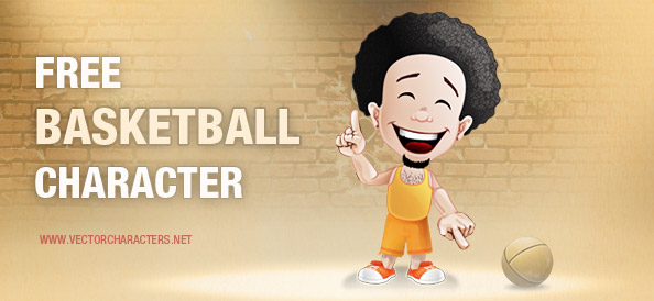 Basketball Cartoon Character
