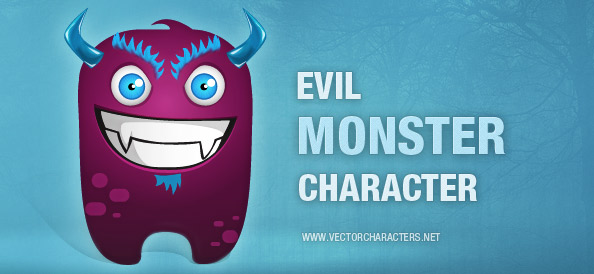 Evil Monster Vector