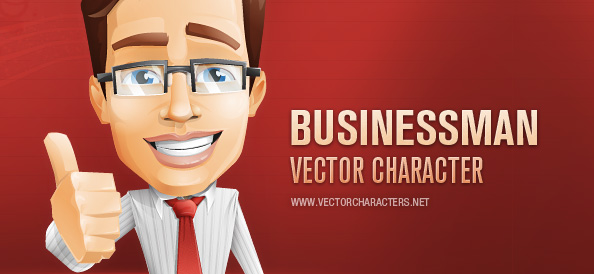 Businessman Vector Character