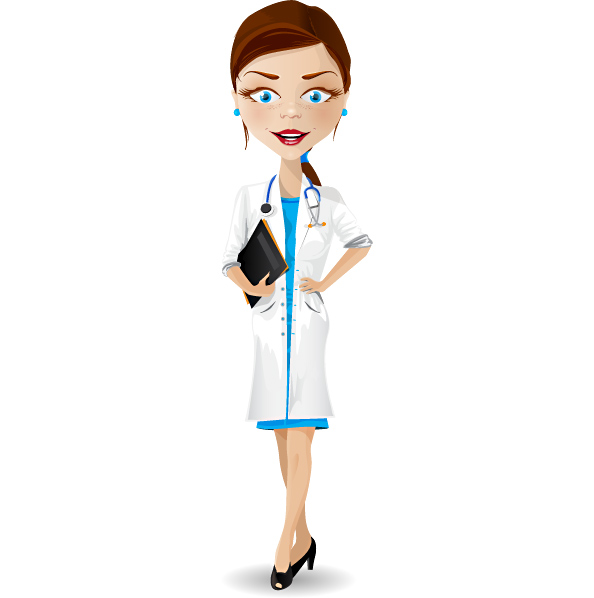 Female Doctor Vector Character - Vector Characters