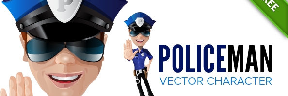 Policeman Vector Character