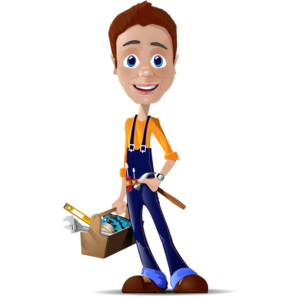 Worker Vector Character - Vector Characters