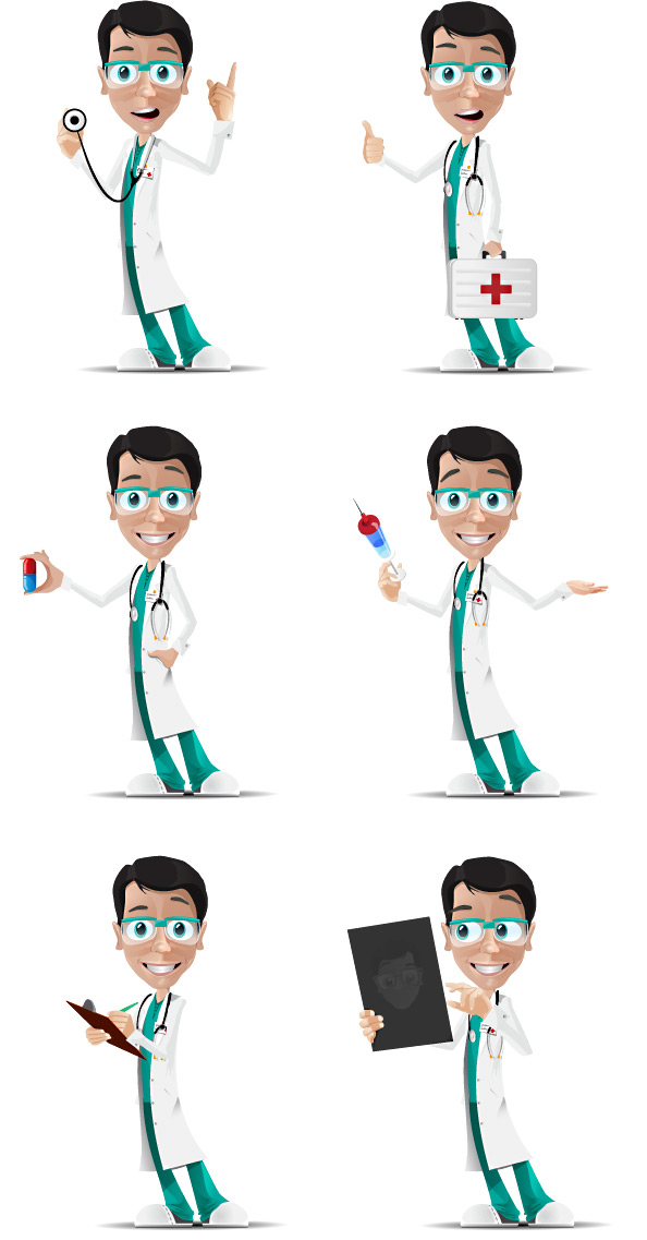 Doctor Vector Character Preview