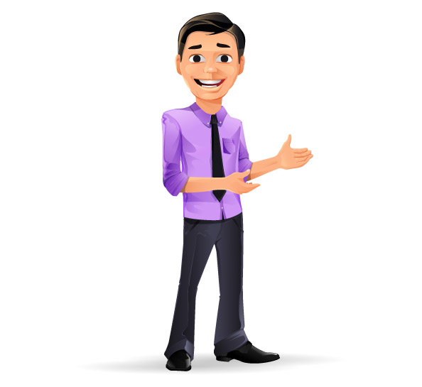 Young Businessman Vector Character Preview