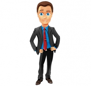 Fashionable Business Guy Vector Character - Vector Characters