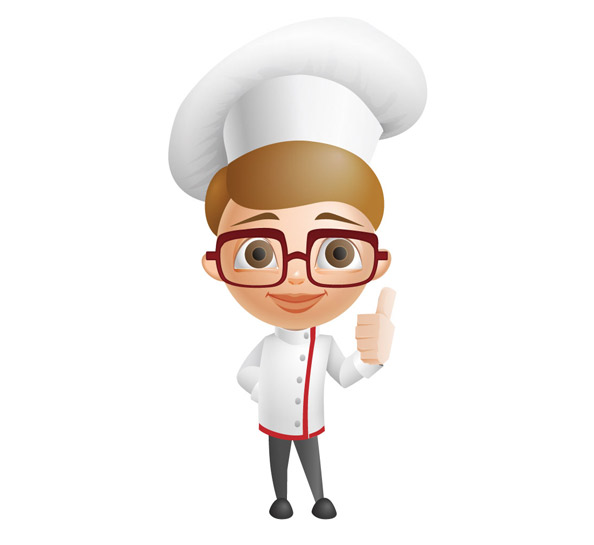 Cartoon Chef Vector Character - Vector Characters