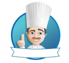 Male Chef Vector Character - Vector Characters