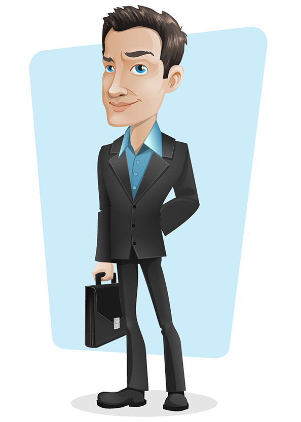Free Businessman Vector Character