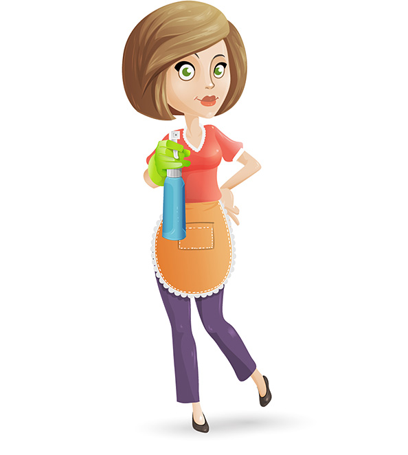Free Housewife Vector Character