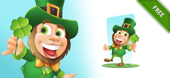 Free Vector Character for Saint Patrick Day