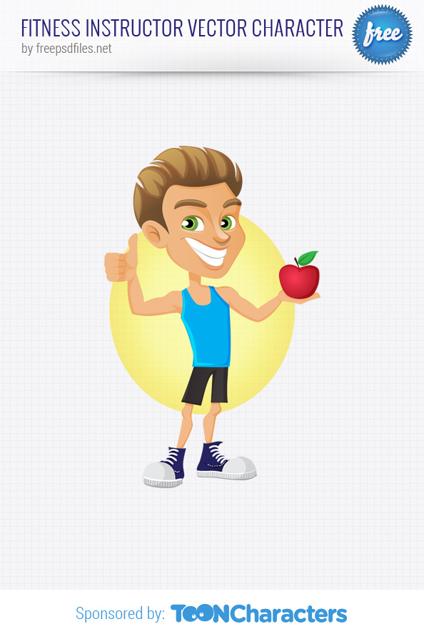 FITNESS-INSTRUCTOR-VECTOR-CHARACTER-Preview
