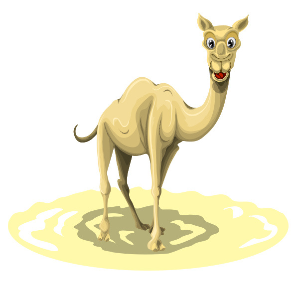 Free Vector Camel Character