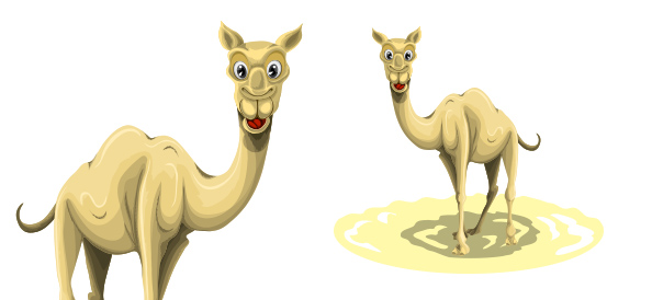 Free Vector Camel Character