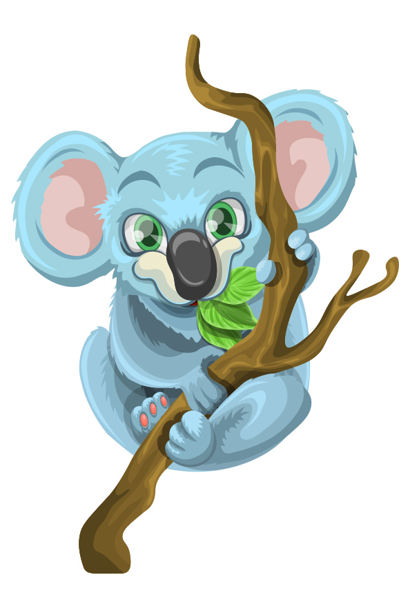 Free Vector Koala Character