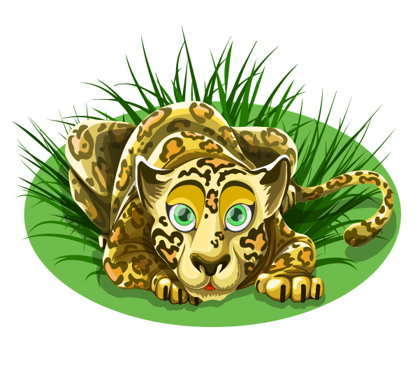 Free Vector Leopard Character