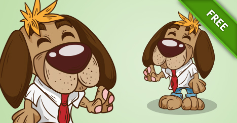 Dog Vector Mascot - Vector Characters