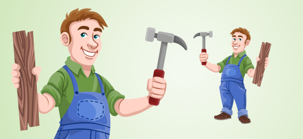 Carpenter With a Hammer