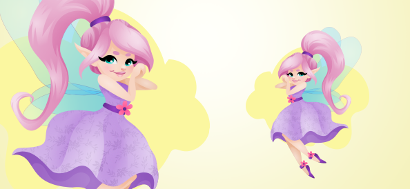 Cute Fairy Mascot