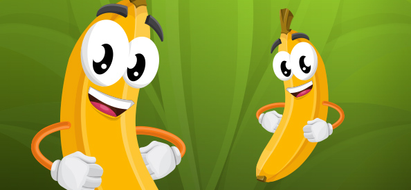 Vector Banana Character