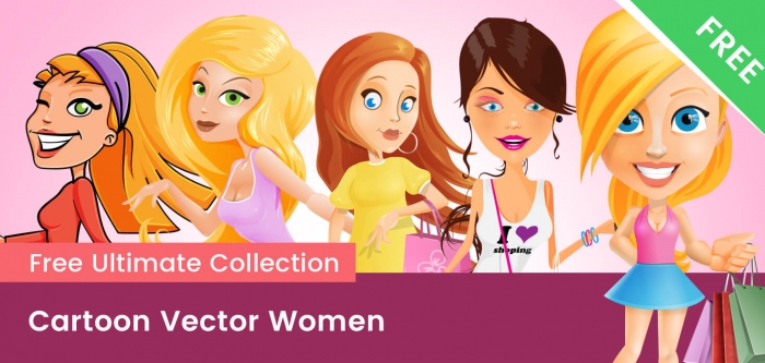 Cartoon Vector Women – Free Collection