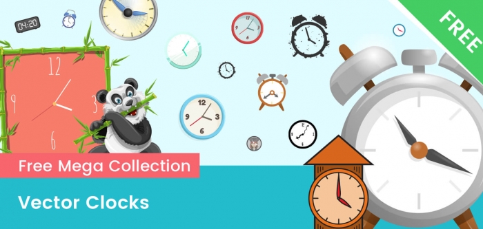 Clock Vectors – FREE Ultimate Collection