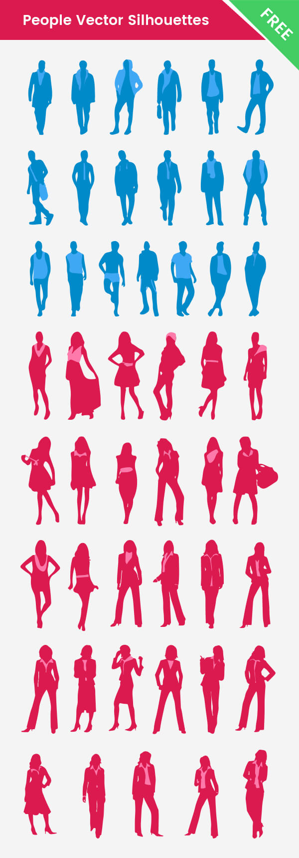 People Vector Silhouettes