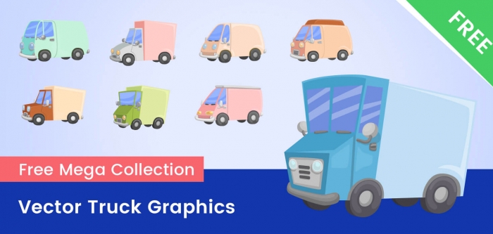 FREE Vector Truck Graphics – Ultimate collection