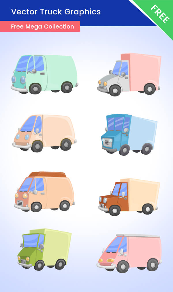 FREE Vector Truck Graphics - Ultimate collection