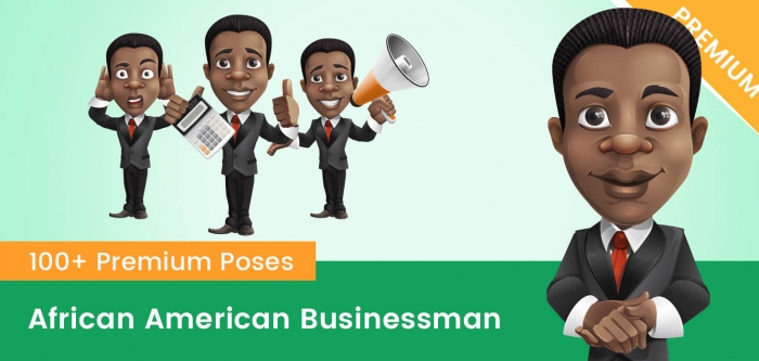 African American Businessman Clipart
