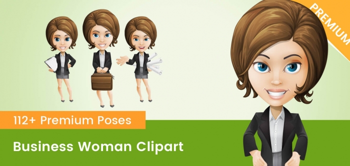 Business Woman Clipart PNG