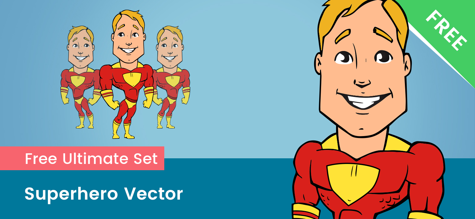 Superhero Vector Art Vector Characters
