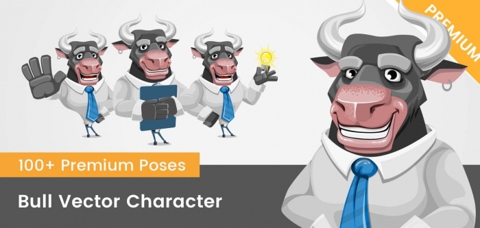 Bull Vector Character