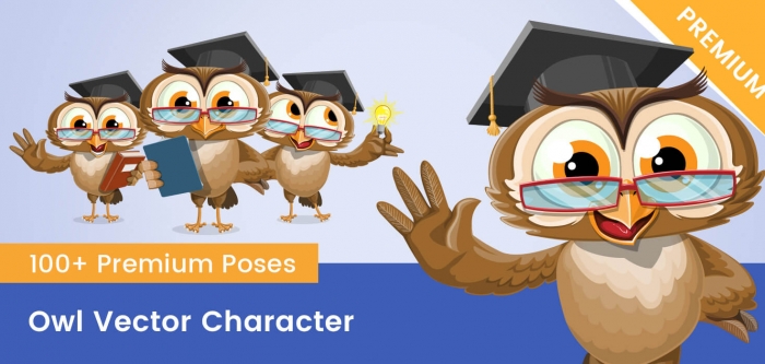 Owl Vector Character