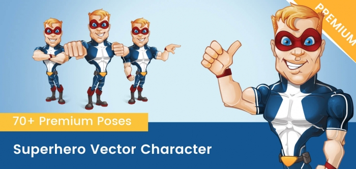 Superhero Vector Character