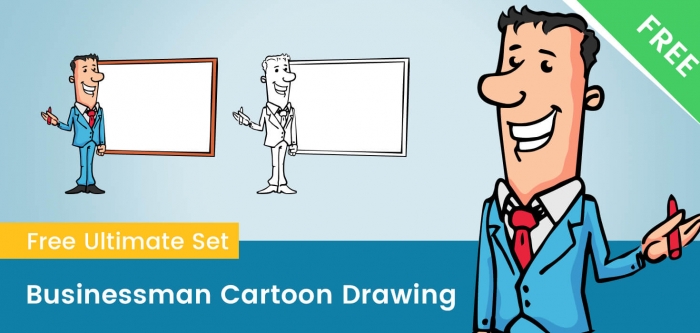 Businessman Cartoon Drawing