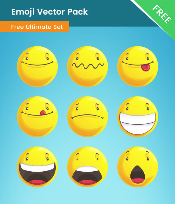 FREE Emoji Vector Pack