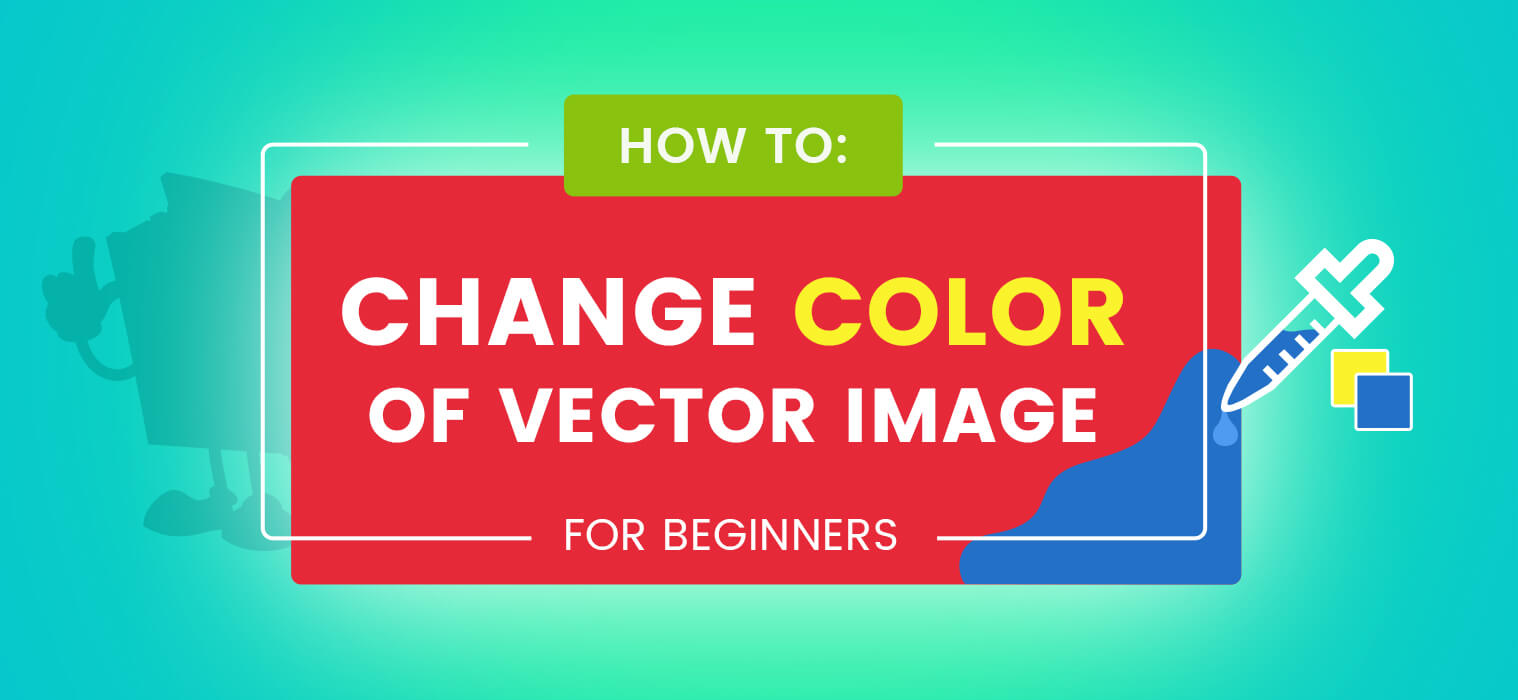 How to Change Color of Vector Image for Beginners - Vector Characters