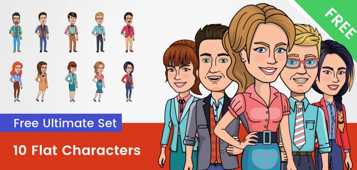 Free: Flat male avatar creator Free Vector 