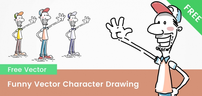 Free Funny Cartoon Character Drawing